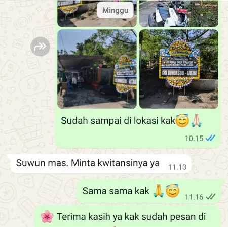 Pengiriman Papan Bunga Duka Subang
