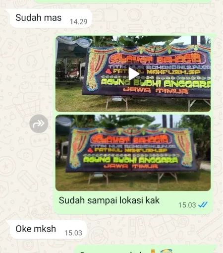 Pengiriman Papan Bunga Subang