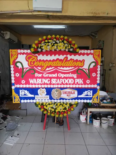Papan Bunga Ucapan Selamat Subang