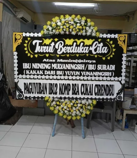 Papan Bunga Duka Subang